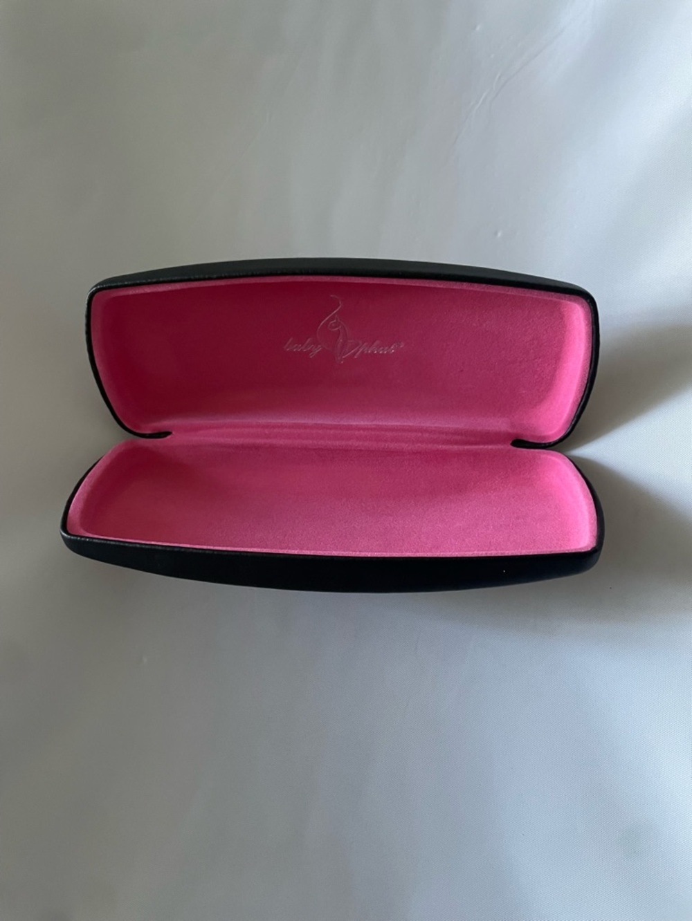 Baby Phat Black Eyeglass/Sunglass Clamshell Hard Case. Pink Felt Lining - Picture 2 of 7